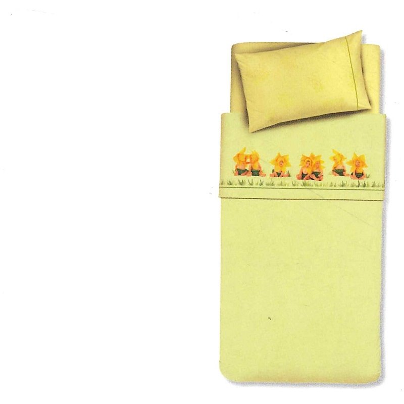 JUEGO DE SABANA ANNE GEDDES CAMA DE 90 2 PIEZAS DAFFODILS