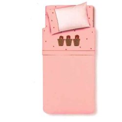 JUEGO DE SABANA ANNE GADDES CAMA DE 90 3 PIEZAS STRAWBERRY