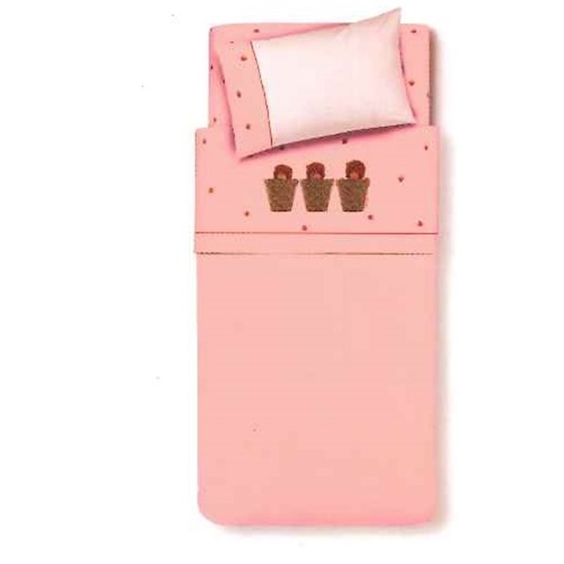 JUEGO DE SABANA ANNE GADDES CAMA DE 90 3 PIEZAS STRAWBERRY