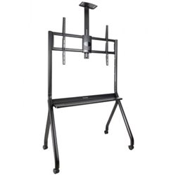 Soporte de Suelo con Ruedas TooQ FS20208M-B para TV de 55-100"/ hasta 120kg