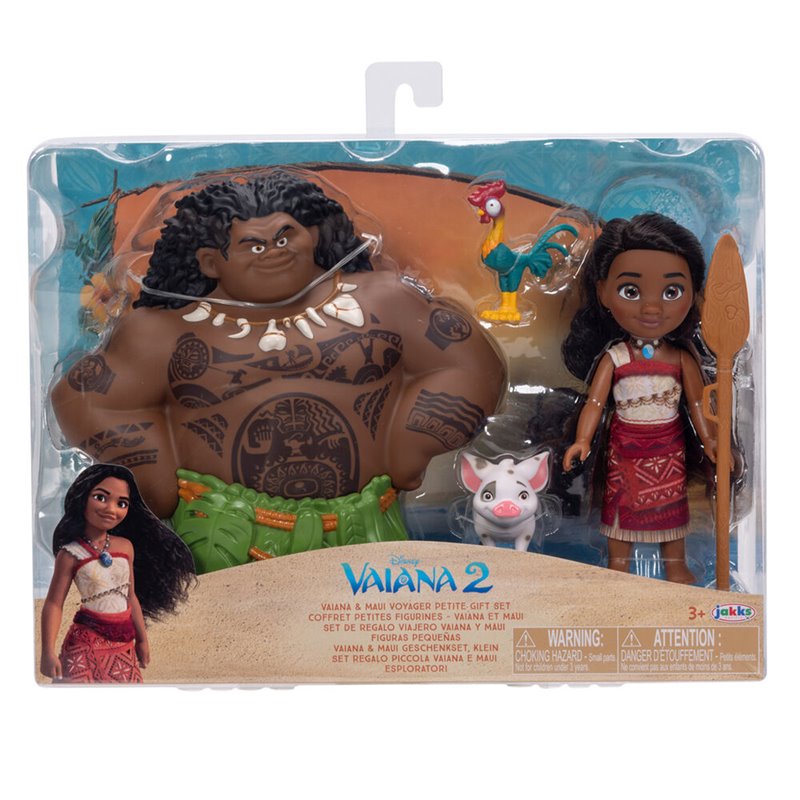 Blister Mu�eca Vaiana & Maui Vaiana 2 Disney 15cm