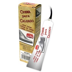 CREMA SOLIDA CALZADO NEGRO LA PIEL 50ml