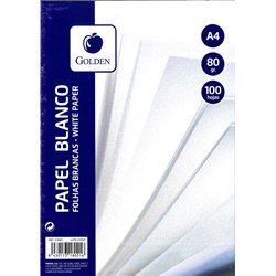 PAQUETE FOLIOS A4 BLANCOS 100uni.