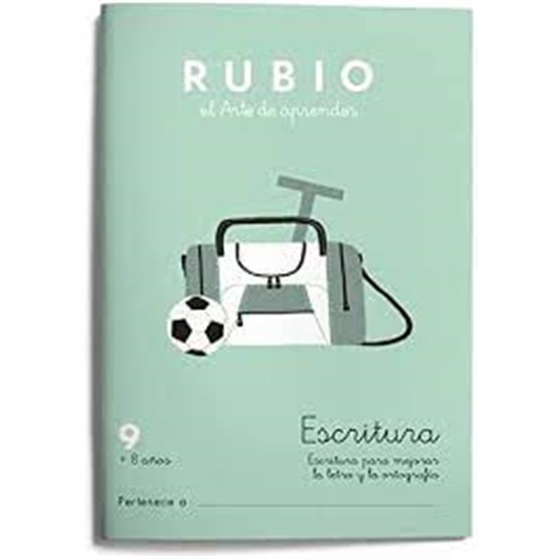 CUADERNO ESCRITURA RUBIO 9