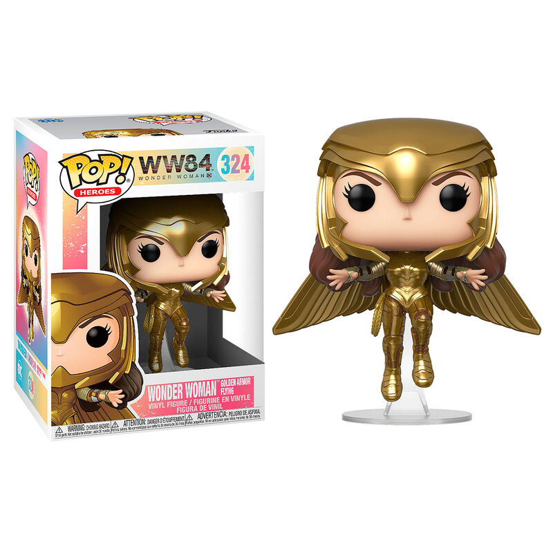 FUNKO POP! WONDER WOMAN VUELO ARMADURA DORADA 324 - WW84