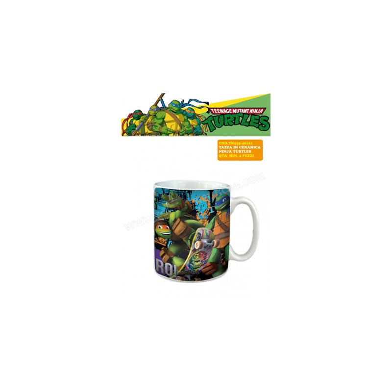 MUG PORCELANA TORTUGAS NINJA