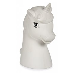 HUCHA UNICORNIO PARA COLOREAR CON 6 TEMPERAS