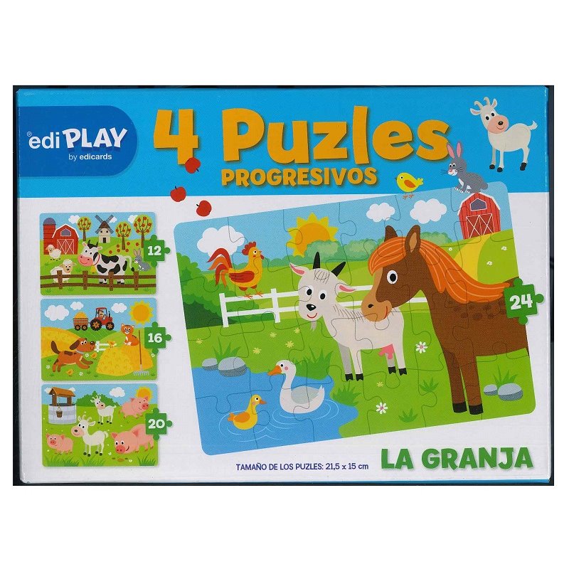 PUZZLE PROGRESIVOS x 4 LA GRANAJA