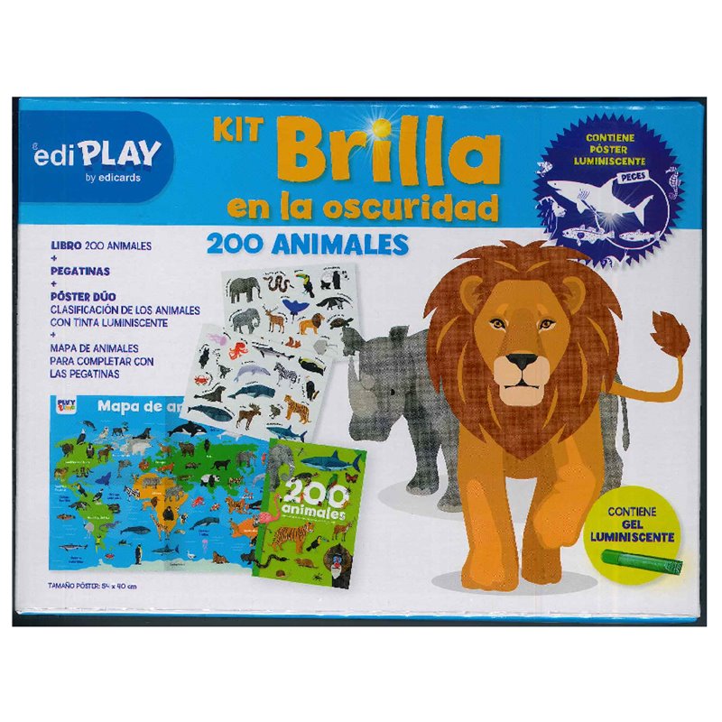 KIT BRILLA EN LA OSCURIDAD 200 ANIMALES