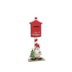 BUZON XMAS DEC. SANTA 15X5X39 CM