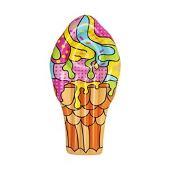 BESTWAY. COLCHONETA HELADO DE BOLAS 188 X 95 CM DISE�O POP ART