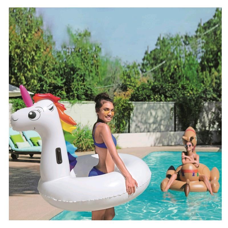 BESTWAY. FLOTADOR UNICORNIO 136 X 131 CM