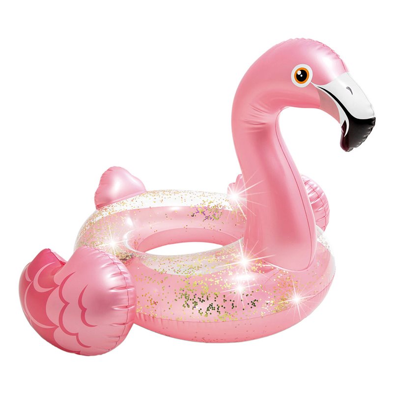 RUEDA FLAMINGO PURPURINA-99x89x71 cm