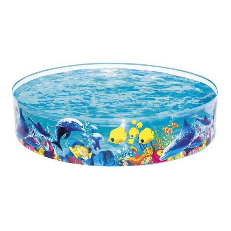 BESTWAY. PISCINA PAREDES PVC. DISE�O FONDO MAR. �183X38 CM