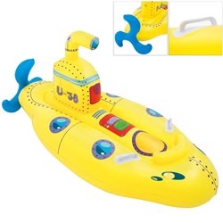 BESTWAY. SUBMARINO INFLABLE INSUMERGIBLE FLOTANTE 165 X 86 CM