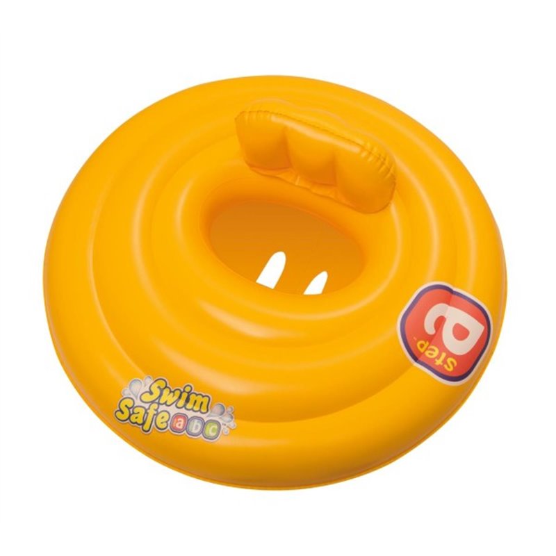 BESTWAY. SWIM SAFE. FLOTADOR DE ARO 3 ANILLOS CON ASIENTO STEP A PARA BEB�S �69 CM