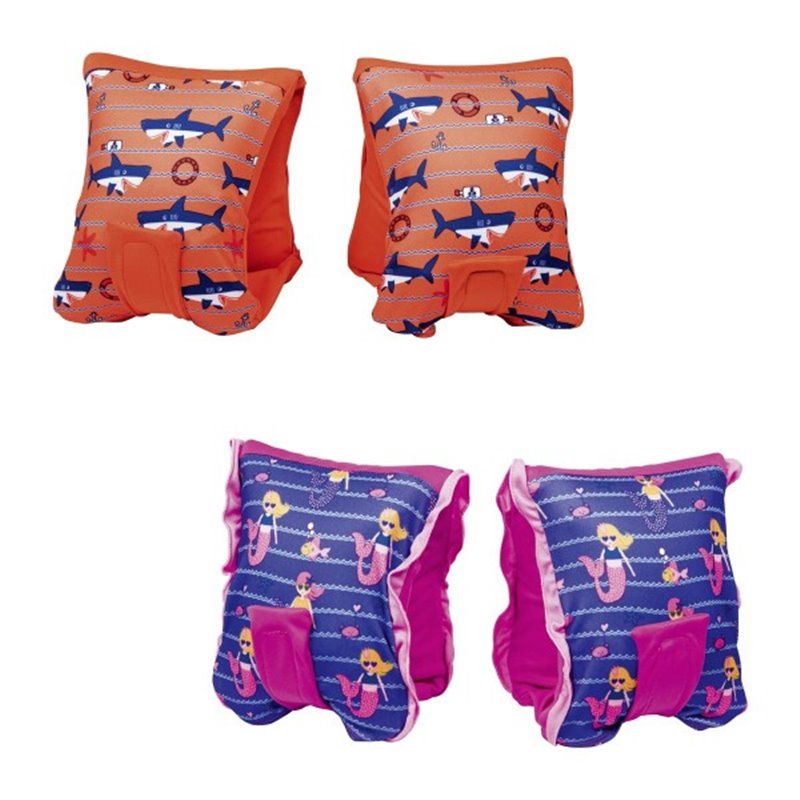 BESTWAY. SWIM SAFE. MANGUITOS INFLABLES EN SUAVE TEXTIL PARA NI�OS / NI�AS (S / M)