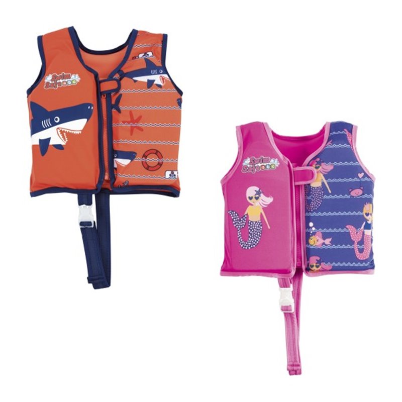 BESTWAY. SWIM SAFE. CAMISETA DE FOAM Y TEXTIL PARA NI�OS / NI�AS (M / L)