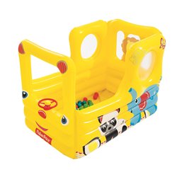 BESTWAY. FISHER-PRICE. AUTOBUS ESCOLAR INFLABLE 137 X 96 X 96 CM.