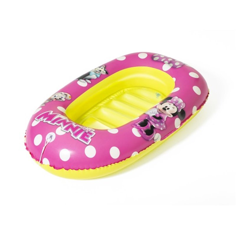 BESTWAY. MINNIE. BARQUITA INFLABLE 112 X 71 CM