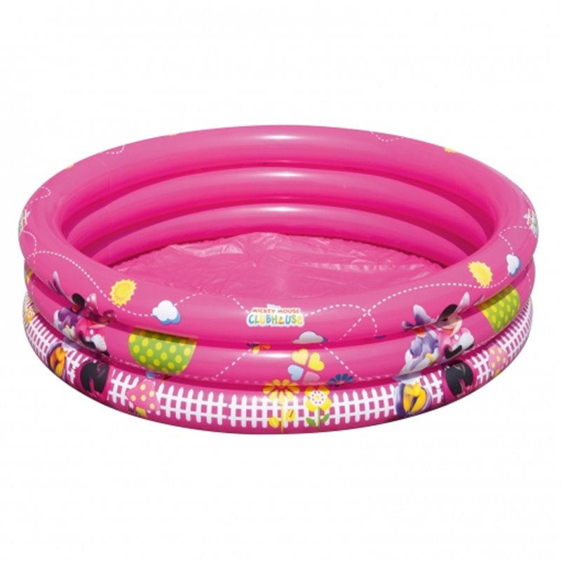 BESTWAY. MINNIE. PISCINA HINCHABLE 3 ANILLOS �102 X 25 CM