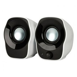 Altavoces Logitech Z120/ 1.2W/ 2.0/ Blancos