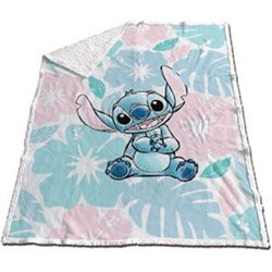 MANTA CORALINA SHERPA STITCH DISNEY 130X170CM