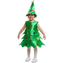 DISFRAZ  ÁRBOL DE NAVIDAD TALLA 3-4 Y