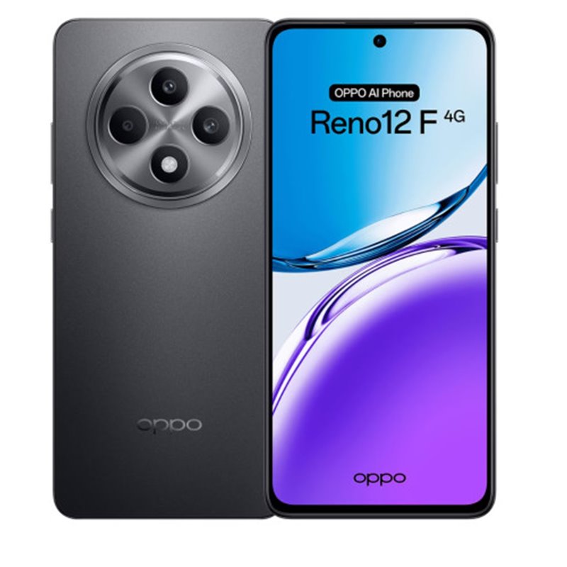 OPPO RENO12F 4G 8+256GB GREY + CARGADOR 45W