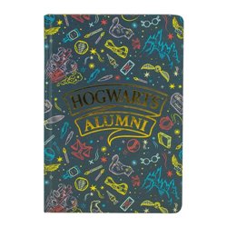 CUADERNO GRUESO HARRY POTTER HOGWARTS ALUMNI BLUE SKY REDSTRING HP148123