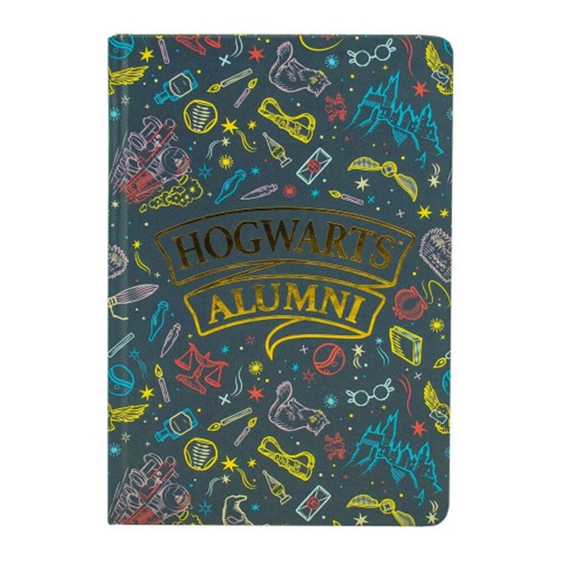 CUADERNO GRUESO HARRY POTTER HOGWARTS ALUMNI BLUE SKY REDSTRING HP148123