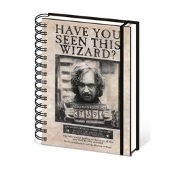 CUADERNO A5 CON ESPIRAL SIRIUS BLACK BUSCADO 21 X 15 CM PYRAMID INTERNATIONAL REDSTRING SR72252