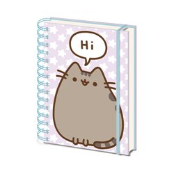 CUADERNO A5 CON ESPIRAL PUSHEEN SAYS HI 21 X 15 CM PYRAMID INTERNATIONAL REDSTRING SR72509