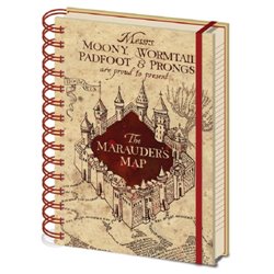 CUADERNO A5 CON ESPIRAL EL MAPA DEL MERODEADOR 21 X 15 CM PYRAMID INTERNATIONAL REDSTRING SR72325