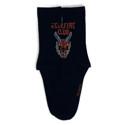 CALCETINES LOGO HELLFIRE CLUB NEGRO. T.35-41 HEROES REDSTRING SLA-STTG-0002-35