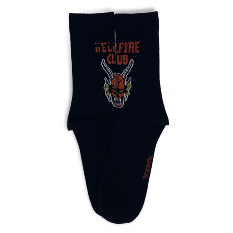 CALCETINES LOGO HELLFIRE CLUB NEGRO. T.35-41 HEROES REDSTRING SLA-STTG-0002-35