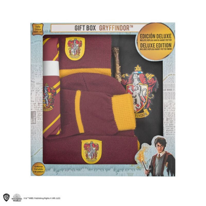 CAJA REGALO DELUXE KIDS GRYFFINDOR CINEREPLICAS REDSTRING 8436561073122