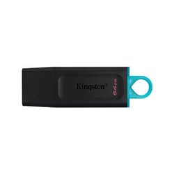 PENDRIVE 64GB USB 3.2 KINGSTON DT EXODIA NEGRO/TURQUESA