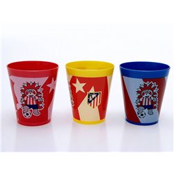 SET 3 VASOS ATLETICO DE MADRID