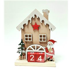 CASA SANTA CLAUS CALENDARIO 16X11,5X4,5C