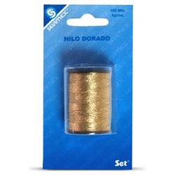 HILO METALICO DORADO 100 MT.