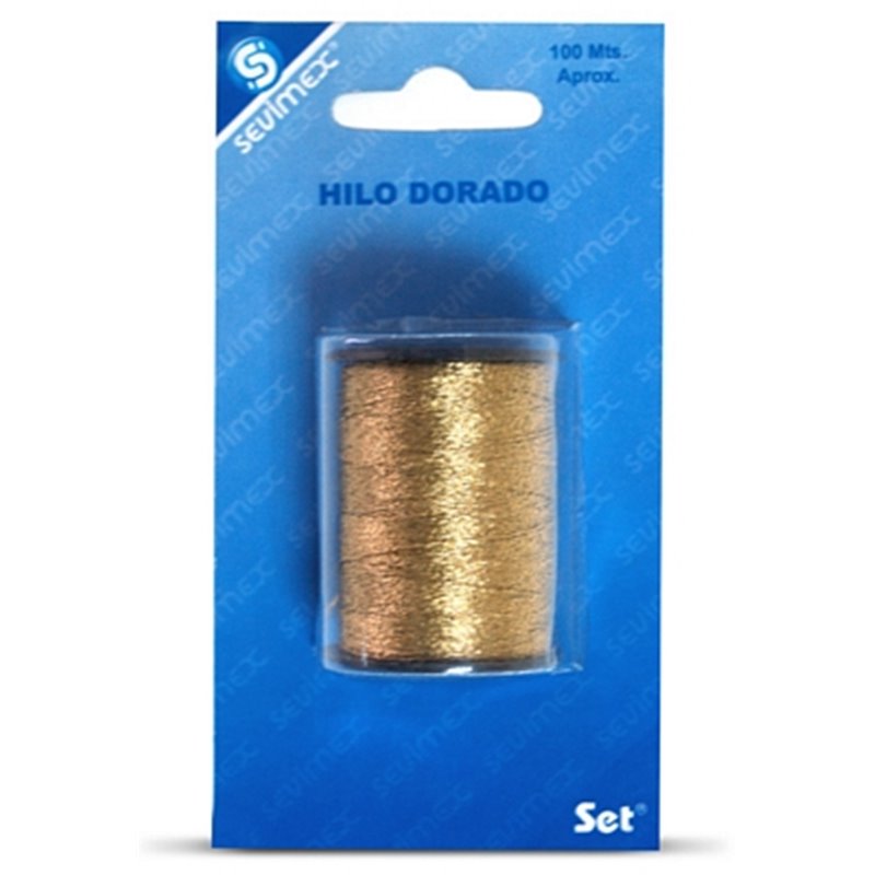 HILO METALICO DORADO 100 MT.