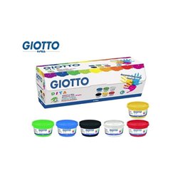 PINTURA DE DEDOS 100ML. GIOTTO CAJA 6 BOTES