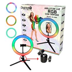 Anillo Led Color RGB 26cm para Selfie y Tr�pode 19cm