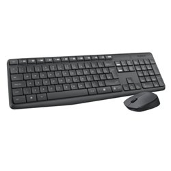 TECLADO+RATON LOGITECH MK235 WIRELESS NEGRO