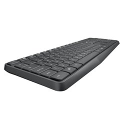 TECLADO+RATON LOGITECH MK235 WIRELESS NEGRO