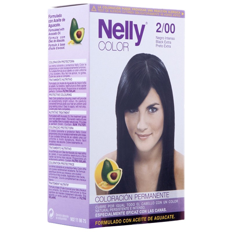 SET TINTE NELLY 2/00 NEGRO INTENSO