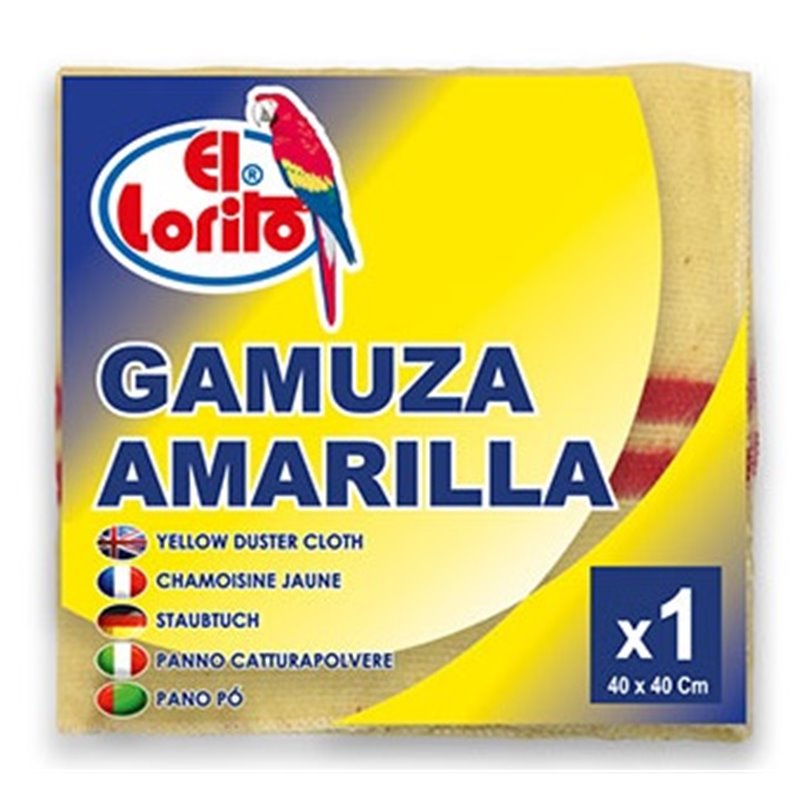 GAMUZA AMARILLA 40x40cm