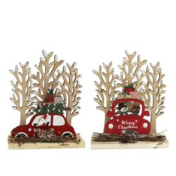 ESCENA COCHE XMAS 15X19CM