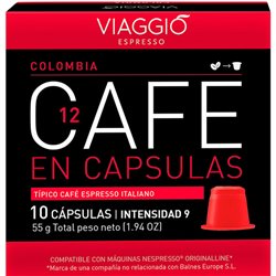 Espresso Colombia 12 caf� italiano intensidad 9